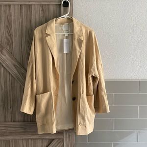 H&M linen blend blazer
